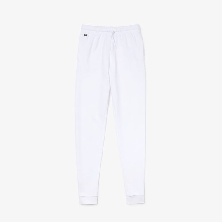 Lacoste SPORT Tennis Fleece Trackpants Hvite | vU0MmVrP