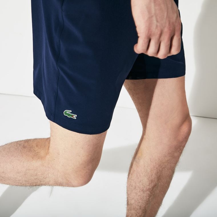 Lacoste SPORT Tennis Stretch Shorts Marineblå Blå | SAHdnZdy