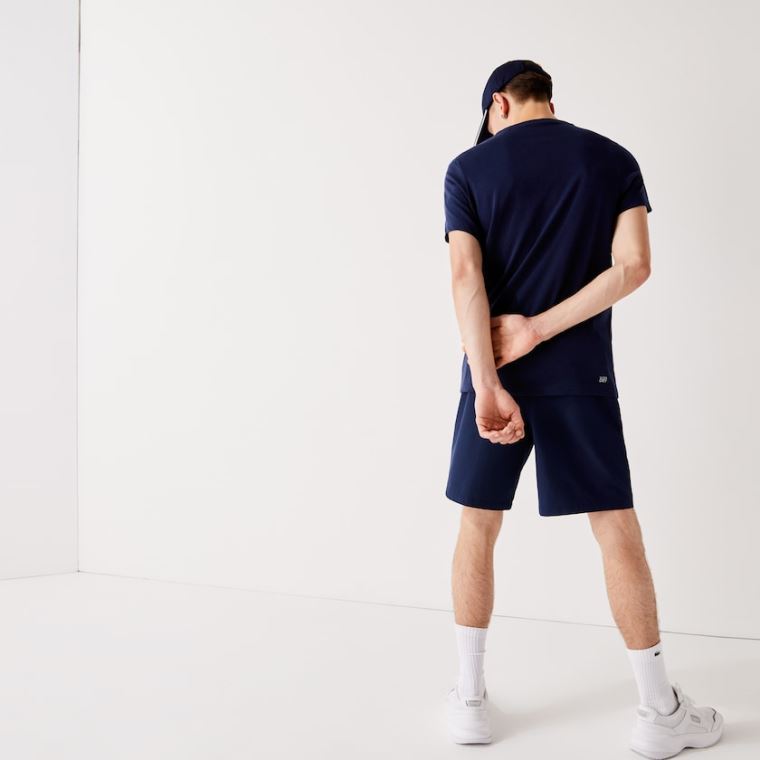 Lacoste SPORT Tennis Stretch Shorts Marineblå Blå | SAHdnZdy