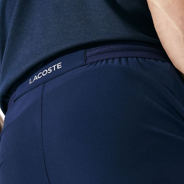 Lacoste SPORT Tennis Stretch Shorts Marineblå Blå | SAHdnZdy