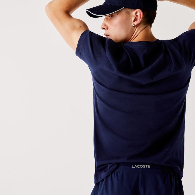 Lacoste SPORT Tennis Stretch Shorts Marineblå Blå | SAHdnZdy