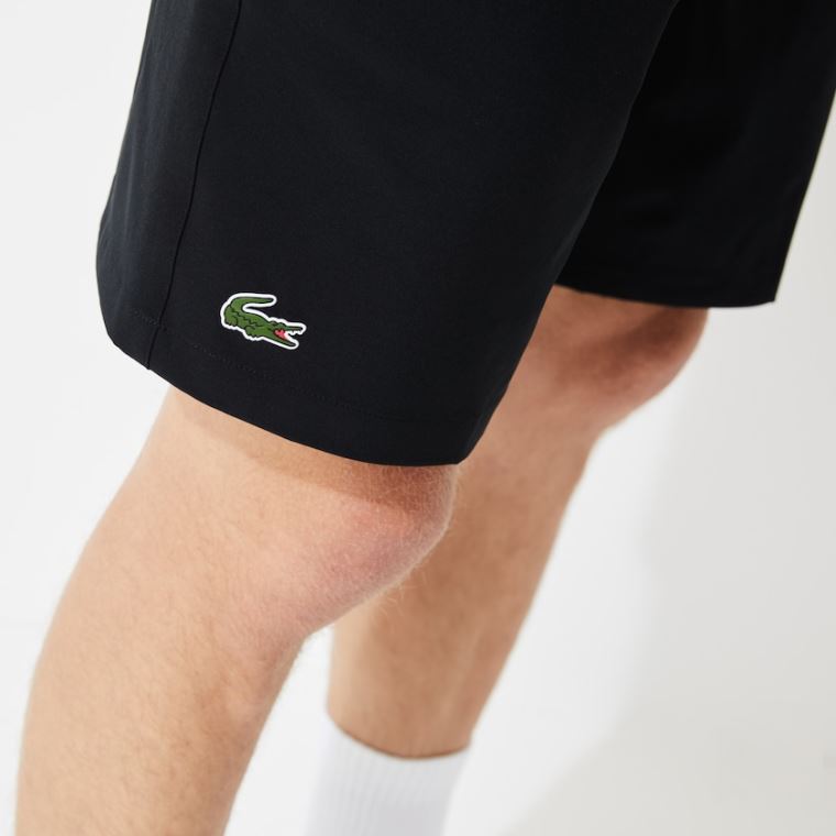 Lacoste SPORT Tennis Stretch Shorts Svarte | XEf9k83M