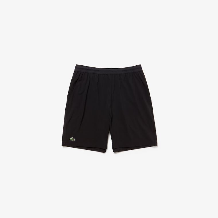 Lacoste SPORT Tennis Stretch Shorts Svarte | XEf9k83M