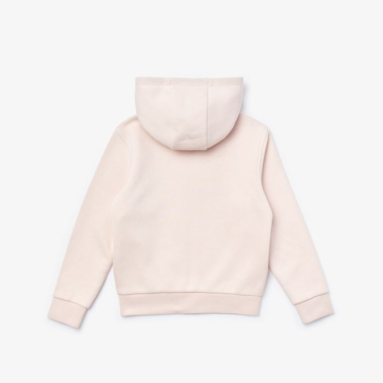 Lacoste SPORT Tennis Zippered Fleece Sweatshirt Lyse Rosa Grå | LXci7bVo