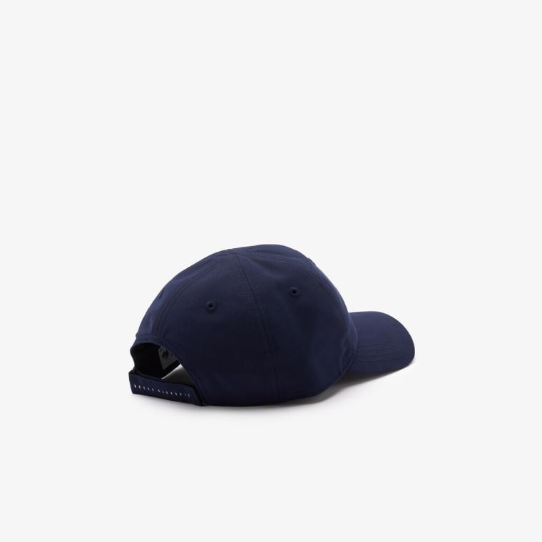 Lacoste SPORT x Novak Djokovic Microfiber Cap Marineblå Blå | 6v4UBuUS