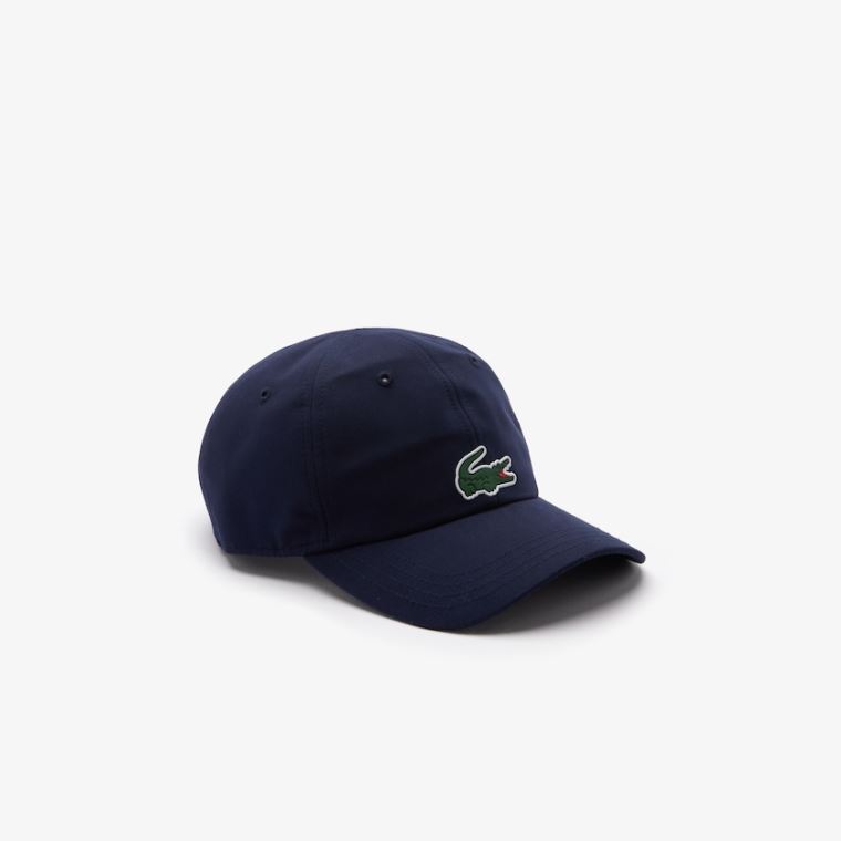 Lacoste SPORT x Novak Djokovic Microfiber Cap Marineblå Blå | 6v4UBuUS