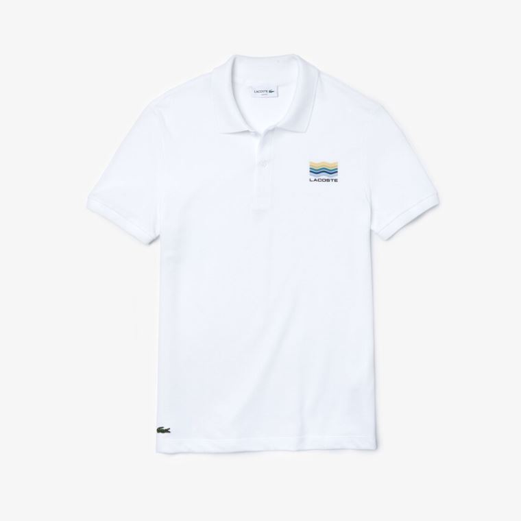 Lacoste Slim Fit Bomull Petit Piqué Polo Hvite | gt2PXcYm