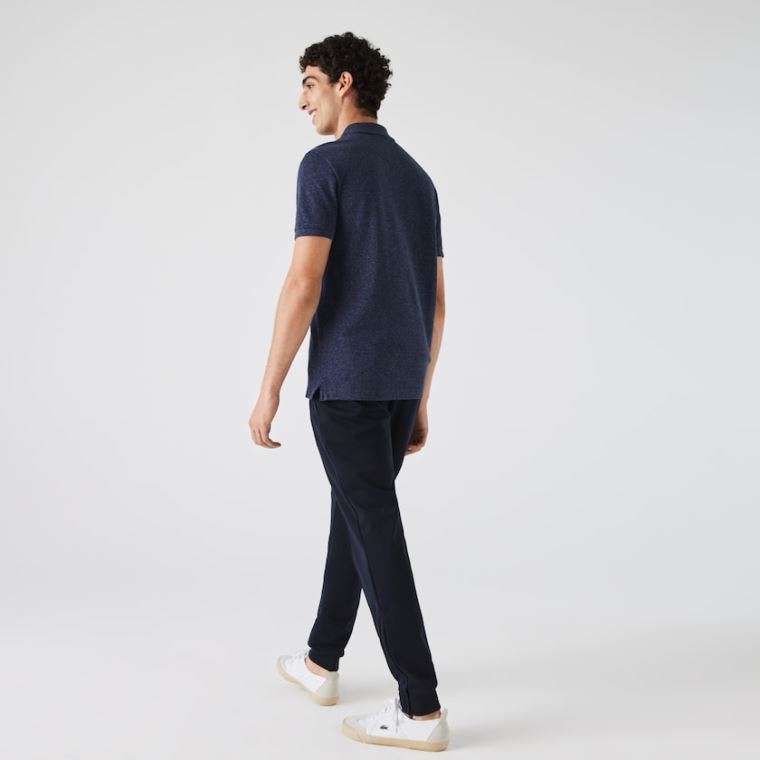 Lacoste Slim Fit Polo in Petit Piqué Blå | hK9K3urk