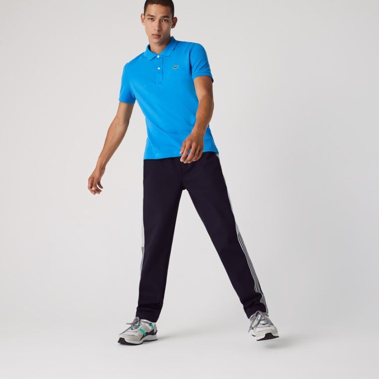 Lacoste Slim Fit Polo in Petit Piqué Blå | y8o9dHNm