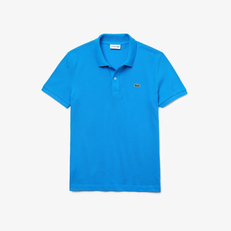 Lacoste Slim Fit Polo in Petit Piqué Blå | y8o9dHNm