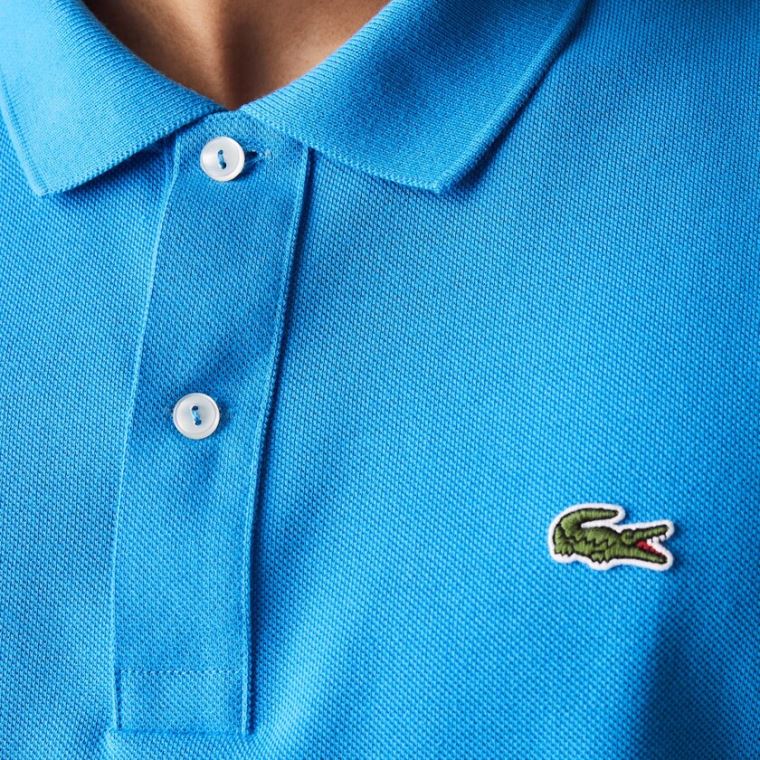 Lacoste Slim Fit Polo in Petit Piqué Blå | y8o9dHNm