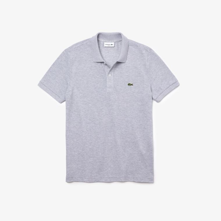 Lacoste Slim Fit Polo in Petit Piqué Grå | Gk0l9S4G