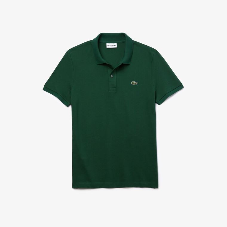 Lacoste Slim Fit Polo in Petit Piqué Grønn | OEBa9kwV