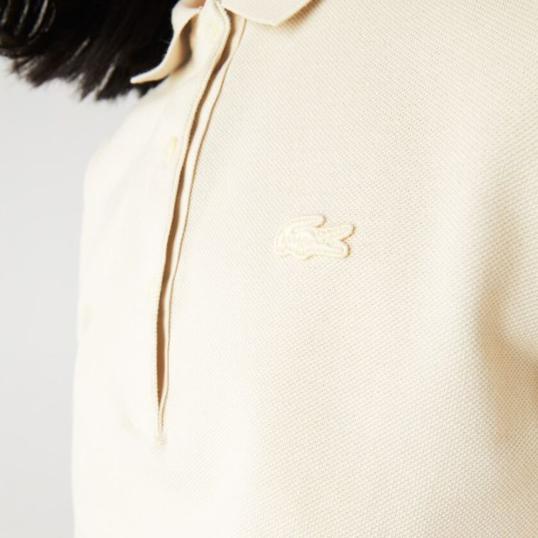 Lacoste Slim Fit Supple Bomull Polo Beige | oA8begg4