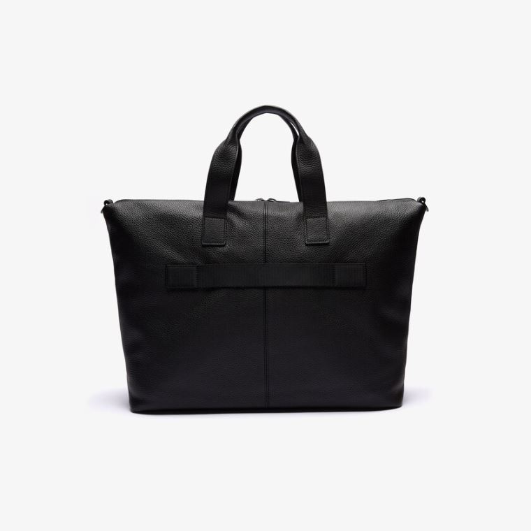 Lacoste Soft Matte Detachable-Reima Weekend Bag Svarte | JvvqMpBw