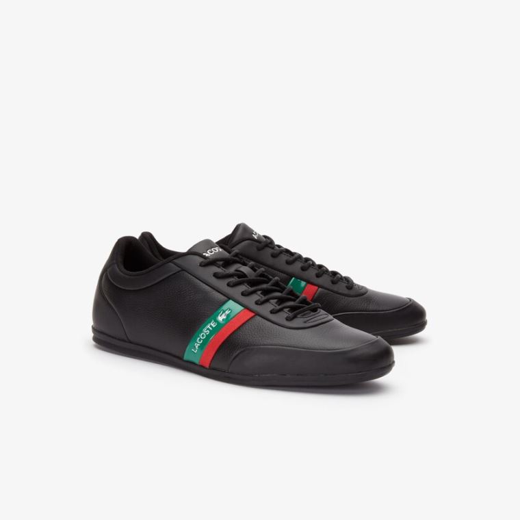 Lacoste Storda Sneaker Svarte Grønn | U7b335Fd