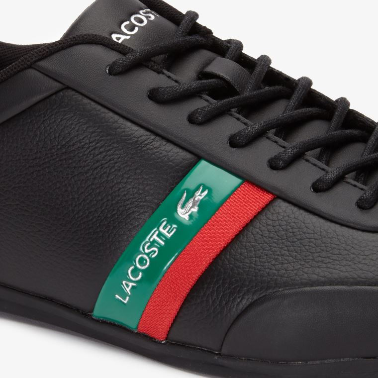 Lacoste Storda Sneaker Svarte Grønn | U7b335Fd