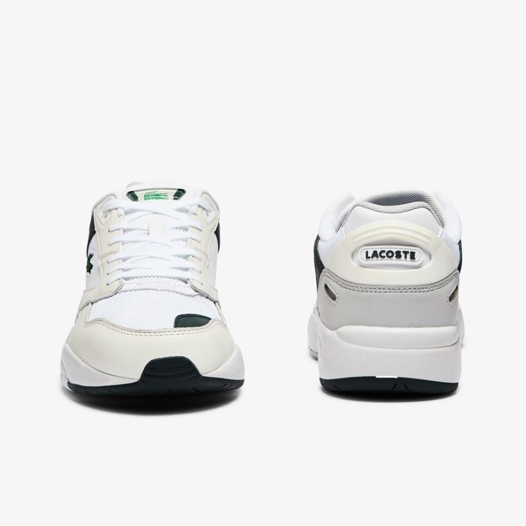 Lacoste Storm 96 Lo Mesh Colour-Pop Sneakers Hvite | 7xXsMBGM