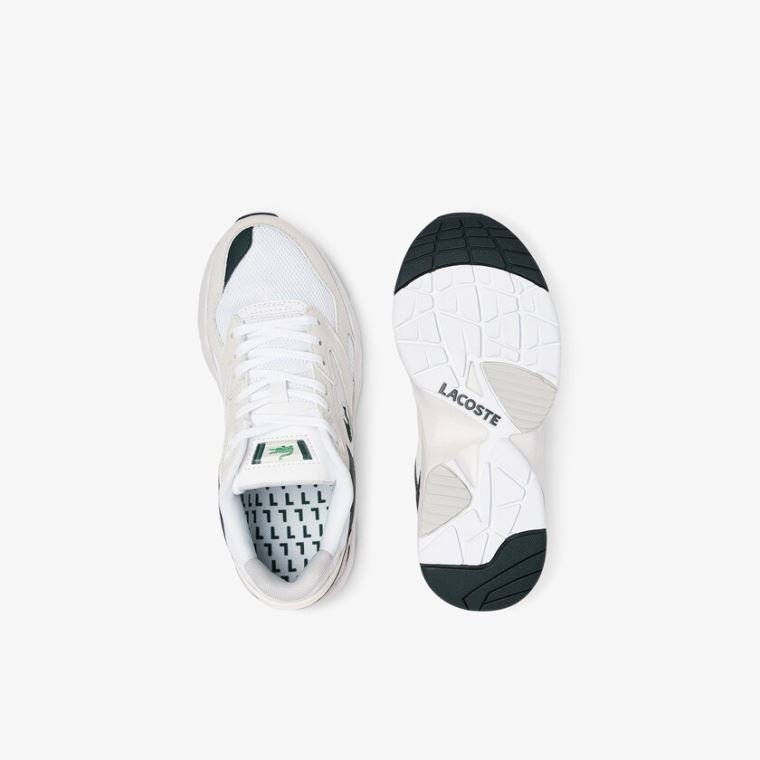 Lacoste Storm 96 Lo Syntetisk and Lær Sneakers Hvite | GIm1XjyR