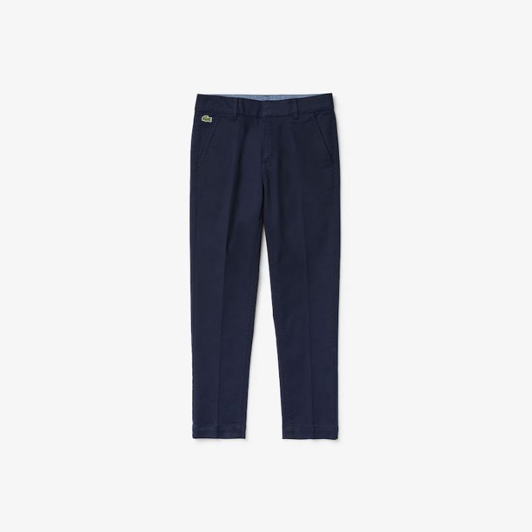 Lacoste Stretch Chinos Marineblå Blå | rOqTd48g