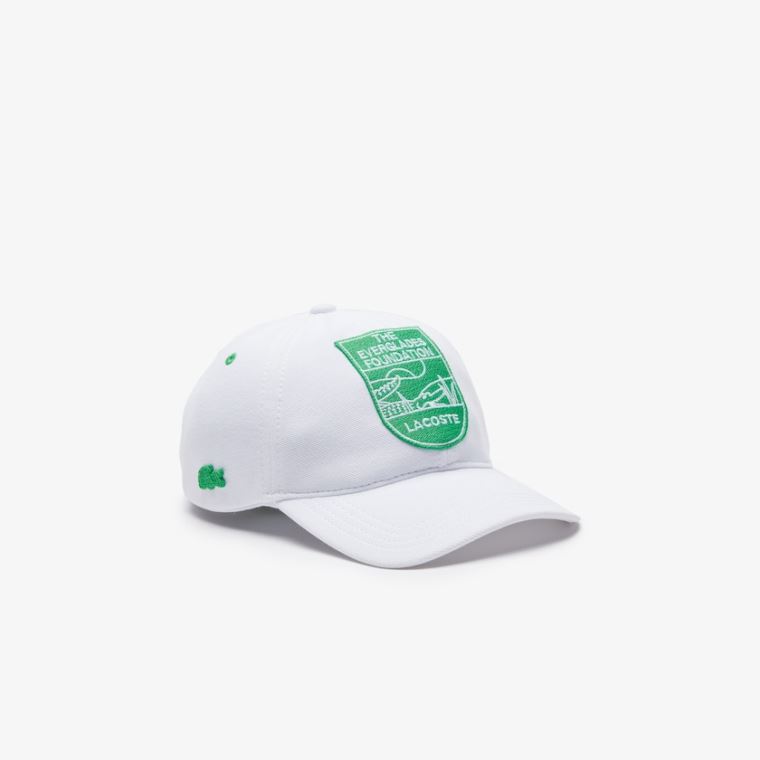 Lacoste & The Everglades Foundation Co-Branded Cap Hvite | N2diYeDj