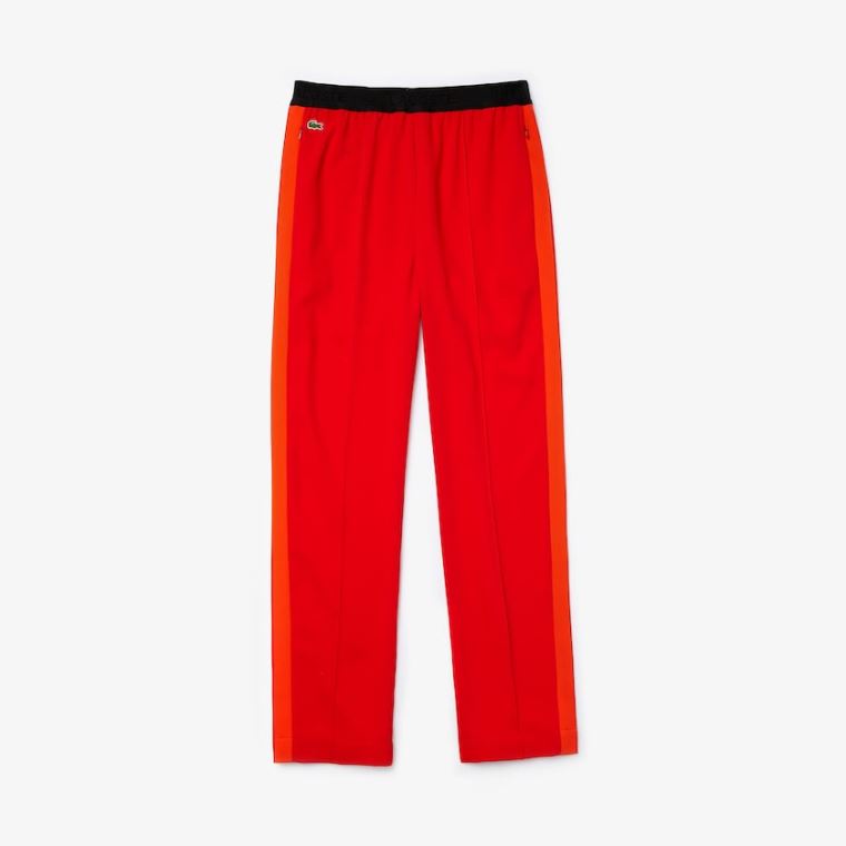 Lacoste Twill Flared Pants Rød | puBc56Pw