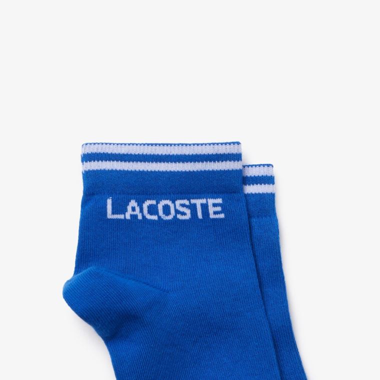 Lacoste Two-Pack Of SPORT Bomull Socks Blå Hvite | 39Wevxrv