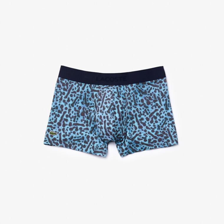 Lacoste x National Geographic Polyester Trunk Hvite | OQNd50qh